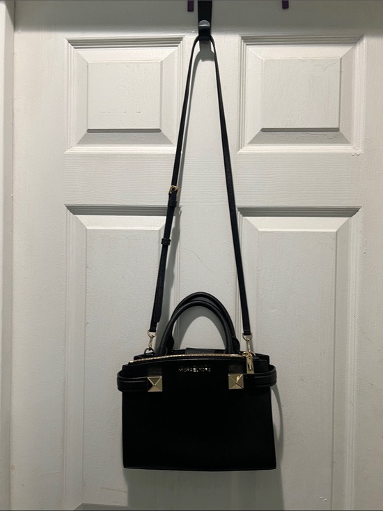 Michael Kors Handbags - Michael Kors Black Satchel with Gold Hardware